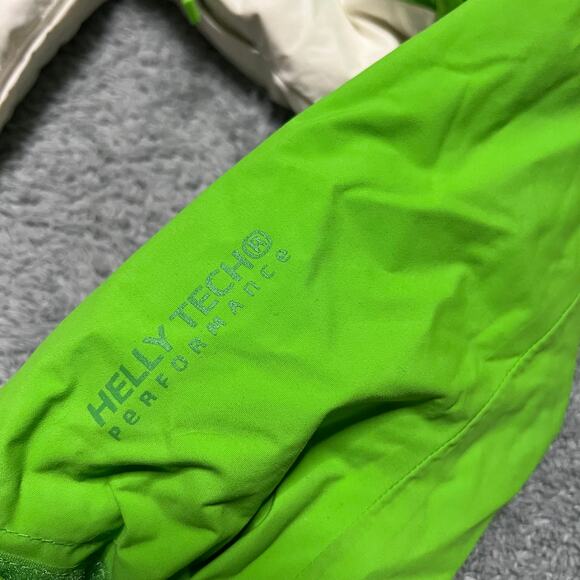 Helly Hansen Coat Womens Small Ski Jacket Lime Green RECCO Insulated Stretch - Picture 6 of 14